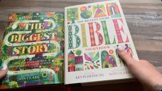 Quick look inside The Biggest Story and The Biggest Story Bible Storybook from Crossway 