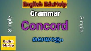 Concord  English Grammar  Malayalam  English EduHelp