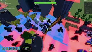 ROBLOX Tower Defense Simulator - ABYSSAL TRENCH INSANE ENFORCER SPAM