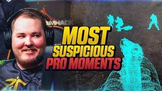 CSGO - MOST SUSPICIOUS PRO PLAYS VAC MOMENTS