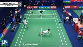 Kevin Clever Serve to Finish a Thrilling Match  Kevin Marcus vs Fajar Rian