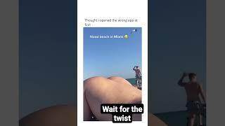 Nude beach Prank #weird #funny