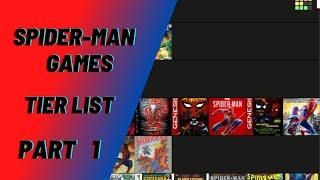 The Ultimate Spider-Man Games Tier List Part 1