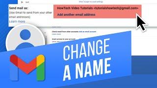 How to Change Your Gmail Display Name  Change Your Sender Name in Gmail