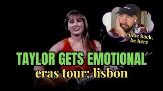 taylor swift FEELS THE LOVE in long live lisbon  eras tour portugal