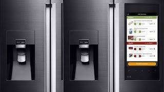 SAMSUNG Family Hub SMARTEST Refrigerator -  All Features EXPLAINED CES 2016