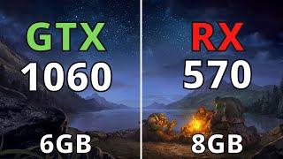 GTX 1060 6GB VS RX 570 8GB IN 2021
