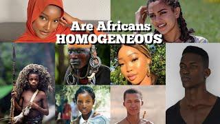 Different and diverse AFRICAN phenotypes - prt1 Sub-Saharan Africa