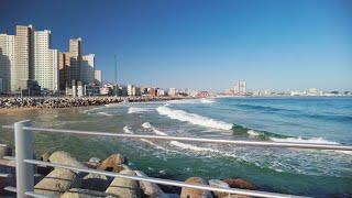 Sokcho Korea - Lake Beach and Village  Winter East Coast