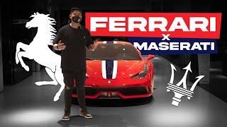 VISITING THE FERRARI X MASERATI SHOWROOM  GUESS WHICH CAR I TOOK HOME?  VLOG