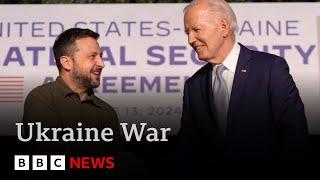 US and Ukraine sign 10-year military pact  BBC News