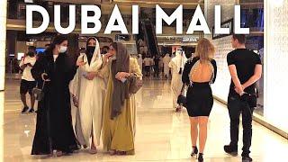 4K Dubai Mall Complete walking tour Burj khalifa fountain show Ice rink