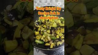 Brinjal fry  recipe link in description #kittusamayal #shortsvideo #brinjalrecipe #brinjalfry #food