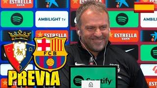 Rueda prensa HANSI FLICK OSASUNA v FC BARCELONA Versión español