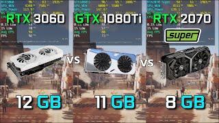 RTX 3060 vs GTX1080 Ti vs RTX 2070 Super 게임 성능 비교 오버워치 배그 워존 with 라이젠 5600X