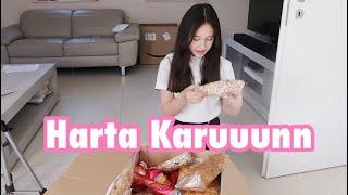 Unboxing harta karun dari Indonesia  jkt- belgi 2 hr sampe 