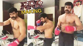 RRR Ram Charan Making VideoRRR Ram Charan Boxing Practice VideoRRR Ram Charan Behind The Scenes