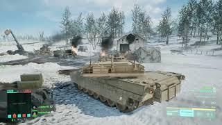 Battlefield 2042 Portal Gameplay - BF3 Conquest - Battle of the Bulge No Commentary