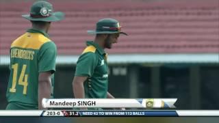 MANDEEP SINGH FIELDING FOR SOUTH AFRICA AGAINST INDIA RARE VIDEO