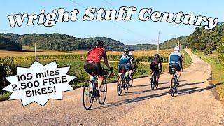 Wright Stuff Century Ride Benefiting Bikes For Kids WI - 105 miles in the Driftless