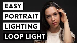 Easy Lighting for Studio Portraits Loop Lighting