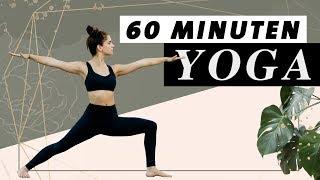 Yoga Flow 60 Minuten  Ganzkörper Programm  Selbstbewusstsein und innere Stärke