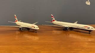 1400 BRITISH AIRWAYS 777-200300 *UNBOXING* Pheonix models and Gemini Jets