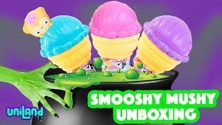 Wicked Witch Plays with Slow-Rise Smooshy Mushy Squishies  UniLand Kids Halloween