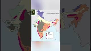 MAJOR SOIL TYPES IN MAP OF INDIA