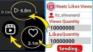 How to increase instagram reels view and likes 2024  instagram reels par likes view kaise badhaye