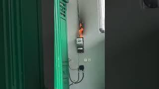 meteran listrik terbakar.. #kebakaran #listrik #viral