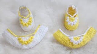 حذاء كروشيه بقطعه واحده easy crochet slippers