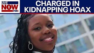 Carlee Russell Arrested Charged for hoax kidnapping story  LiveNOW from FOX