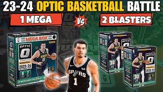 CRAZY PULLS AUTO + #D CARDS Retail Battle 2023 Donruss Optic Basketball Mega vs Blasters