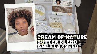 New Creme of Nature Butter Blend and Flaxseed  Wash and Go