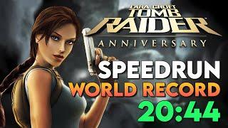 Tomb Raider Anniversary Speedrun in 2044 World Record