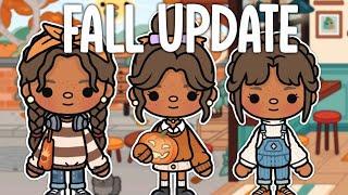 AESTHETIC TOCA FALL UPDATE  NEW CLOTHES HAIR & MORE  *WITH VOICE *  TOCA LIFE WORLD UPDATE