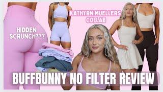 BUFFBUNNY NO FILTER X KATHRYN MUELLER COLLECTION REVIEW  hidden scrunch? in depth try on haul