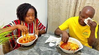 Kenyan Dad Tries Eating Fufu For The First Time In Ghana