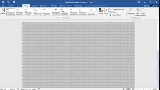 How to create grid paper in Word