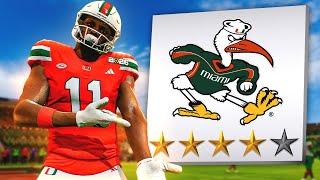 This College Football 25 Dynasty Rebuild Fixes the Miami Hurricanes