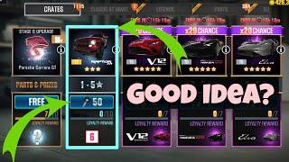 CSR2 Opening a Silver Crate without drop is a good idea ?  Test CSR Racing 2