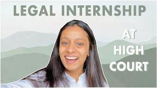 How I Got an Internship at the Calcutta High Court  First Day