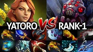 YATORO Windranger Insane AOE Damage VS Top 1 Rank Dota 2