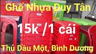 Ghế Nhựa Duy Tân cũ rẻ tại Bình Dương