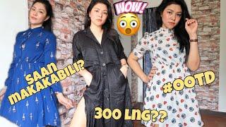 SAAN MAKAKABILI NG MURANG DRESS?ALAMIN  TRY-ON HAUL  OOTD WORTH P300 PESOS?? LEGIT BA? #tryonhaul