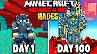 I Survived 100 Days as HADES in Minecraft.. Heres What Happened..