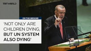 Turkish President Recep Tayyip Erdogan addresses 79th session of the UNGA