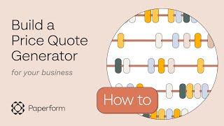 How to build a price quote generator for your business