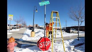 B-SB removes about 20 stop signs damaged by white supremacist stickers